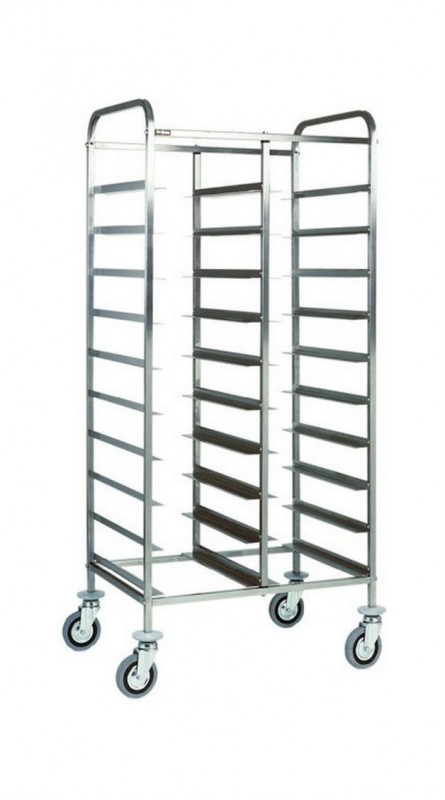 Carrello portavassoi AFP/CAL460 in acciaio inox 
