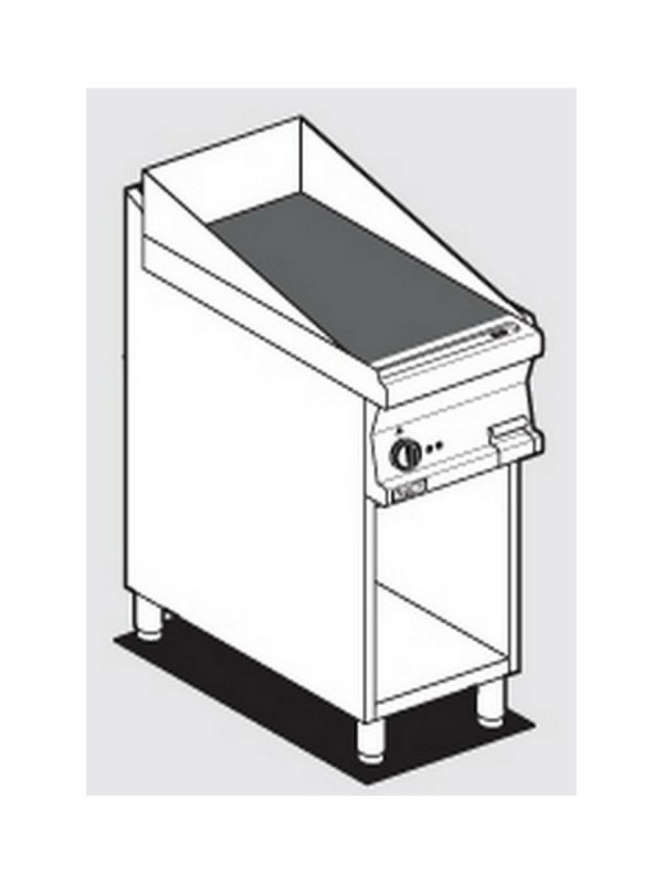 Fry top elettrico piastra in vetroceramica AFP/ FTC-74ET 
