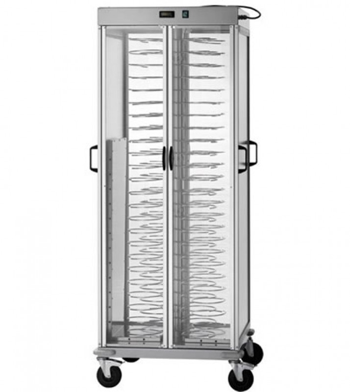 Carrello portapiatti in acciaio plastificato AFP/071