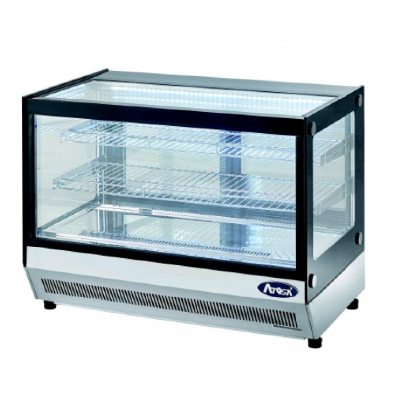 Espositore da banco vetrina refrigerata snack in acciaio inox AFP/L021FTW ERAUQS