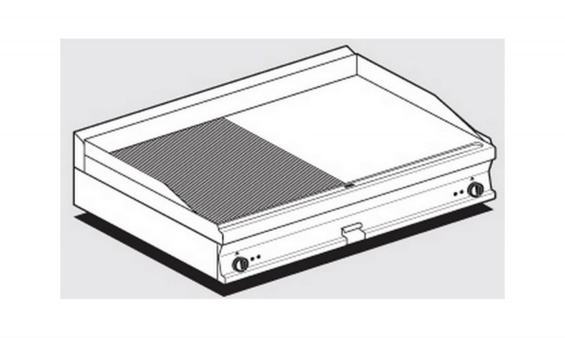 Fry top elettrico AFP/ FTLRT-712ETS