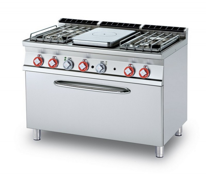 Cucina a gas professionale AFP/TPF4-712GP