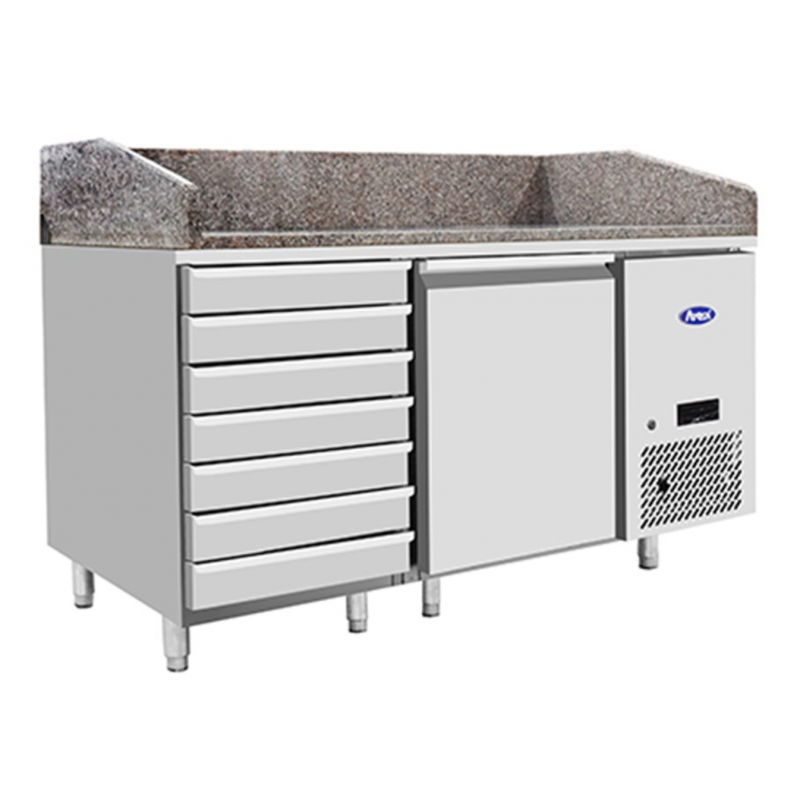 Tavolo refrigerato in acciaio inox AFP/RG0943FPE