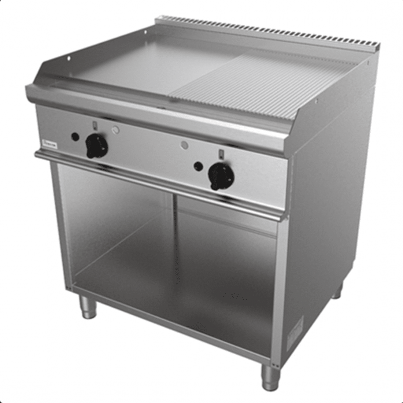 Fry top a gas piastra AFP/ E7/FTE2BAM