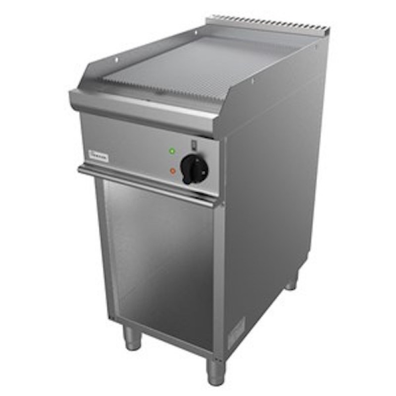 Fry top elettrico piastra rigata AFP/ E7/KTE1BAR