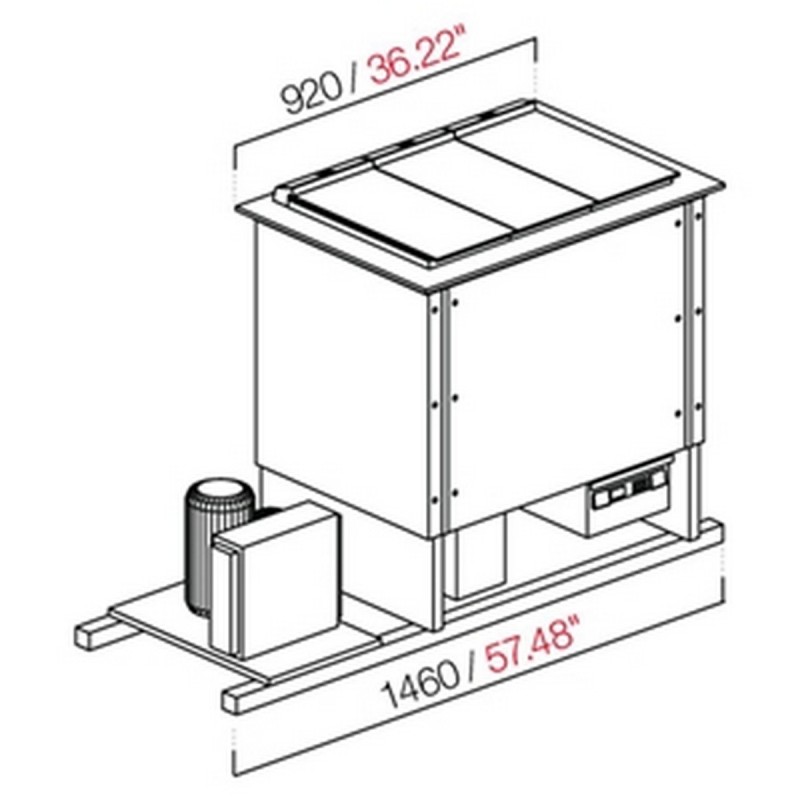 Banco pozzetti gelato e granita PANORAMA6RIS1T