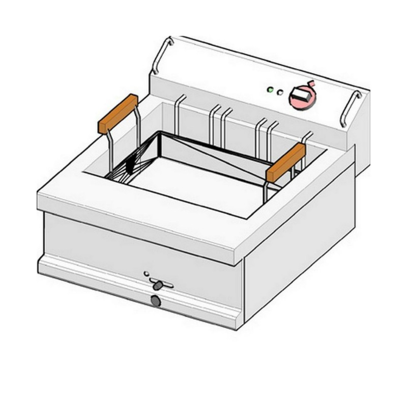 Friggitrice elettrica professionale AFP/FPE-20 