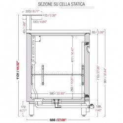 Banco bar refrigerato BBL3000AB2P