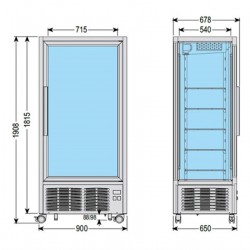 Frigo per bibite AFP/DIVA-651-BTV