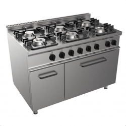 Cucina a gas professionale AFP/ E7/CUPG6FE.3M3G