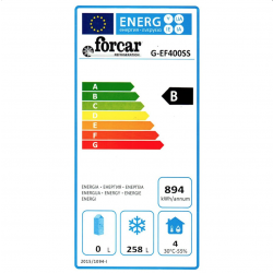Congelatore verticale professionale  AFP/EF400SS