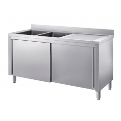 Lavatoio n.2 vasche AFP/ INOX02