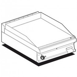 Fry top a gas AFP/ FTLT-66G
