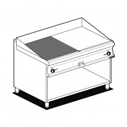 Fry top elettrico AFP/ FTLR-712ET