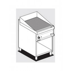 Fry top a gas piastra rigata  AFP/ FTR-76G