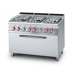 Cucina a gas professionale AFP/ CF6-712GP
