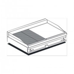 Fry top elettrico AFP/ FTLRT-712ET