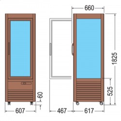 Vetrina refrigerata  AFP/SALOON-350-Q