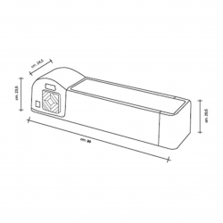 Vetrina refrigerata da tavolo AFP/ NANO