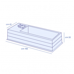 Vetrina refrigerata da tavolo AFP/ MICRO