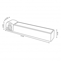 Vetrina refrigerata da tavolo AFP/ PICO