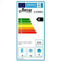 Congelatore verticale professionale AFP/EF200SS