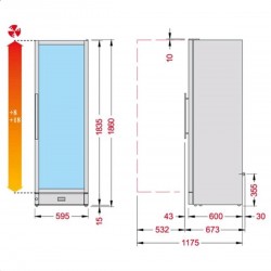 Vetrina refrigerata per vino  AFP/VINO296