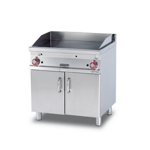 Fry top a gas piastra liscia al cromo  AFP/ FTL-78GS