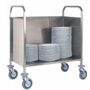 Carrello portapiatti AFP/CPL441 in acciaio inox 
