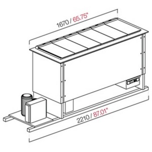 Banco pozzetti gelato e granita PANORAMA12RIS1T