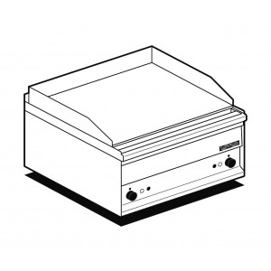 Fry top elettrico AFP/ FTL-2EMS