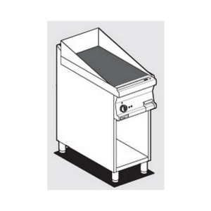 Fry top elettrico piastra in vetroceramica AFP/ FTC-74ET 
