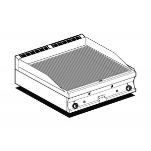 Fry top a gas AFP/ FTRT-610G