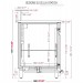 Banco bar refrigerato BBAR35CB6V