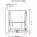 Banco bar refrigerato BBL4000AB3P