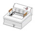 Friggitrice elettrica professionale AFP/FPE-20 