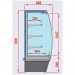 Espositore murale refrigerato AFP/ CAPRI C INOX 