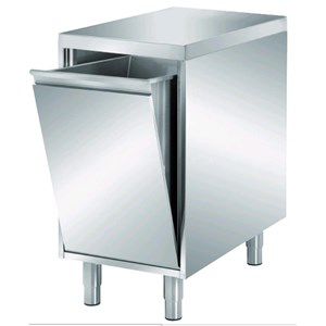 Tavolo inox con tramoggia 