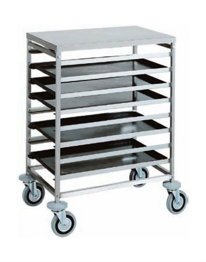 Carrello portateglie pasticceria AFP/CAL483 in acciaio inox 
