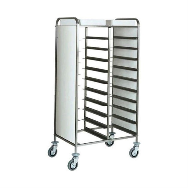 Carrello portavassoi AFP/CAL146 in acciaio inox 