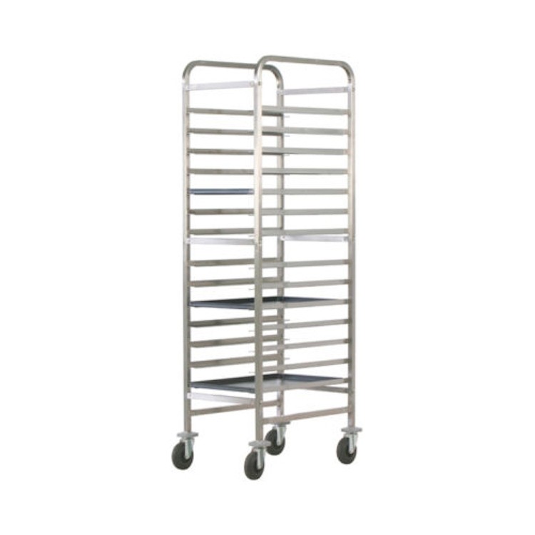 Carrello portateglie pasticceria AFP/CAL492R in acciaio inox 