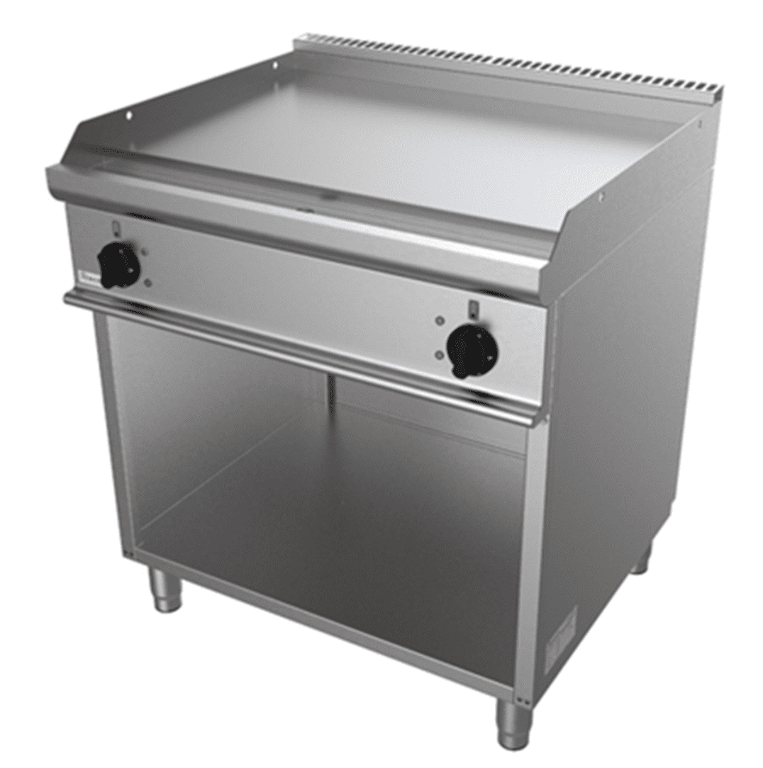 Fry top elettrico piastra liscia AFP/ E7/KTE2BAL