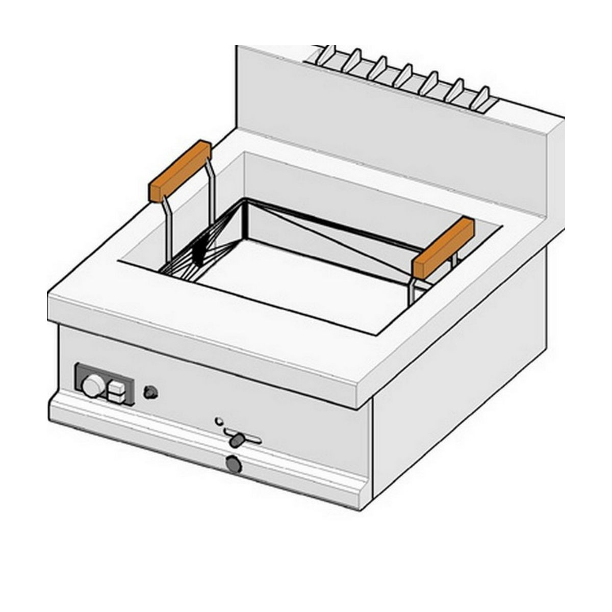 Friggitrice a gas professionale AFP/ FPG-20
