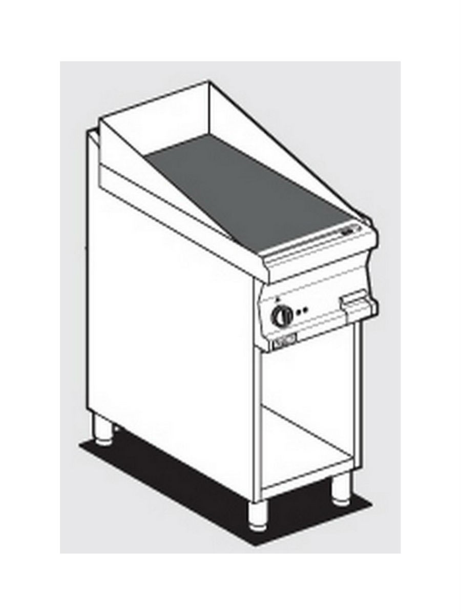 Fry top elettrico piastra in vetroceramica AFP/ FTC-74ET 