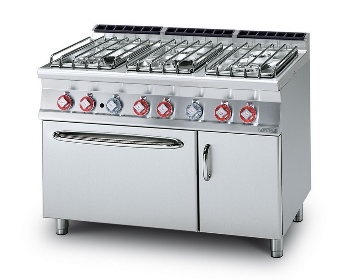 Cucina a gas professionale AFP/ CF6-712GPEV
