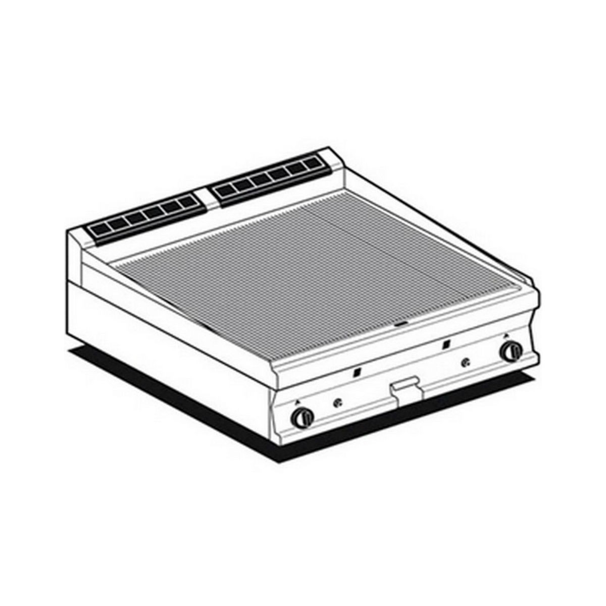 Fry top a gas AFP/ FTRT-76G