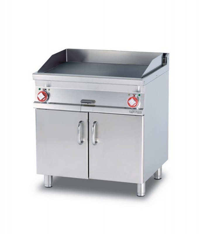 Fry top electric glass ceramic plate AFP / FTC-78ET open compartment