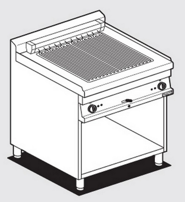 Electric hot plate for commercial kitchen AFP / CWK-78ET