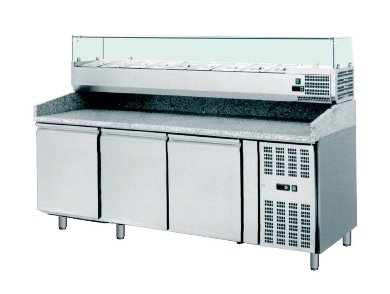 AFP / 3600TN33 fridge table in stainless steel