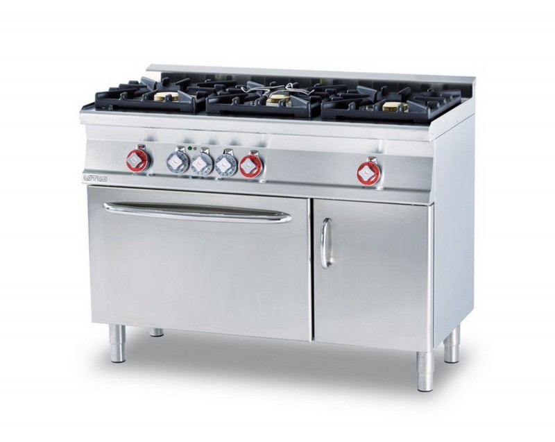 Commercial gas cooking range AFP / CFM3-612GEMV